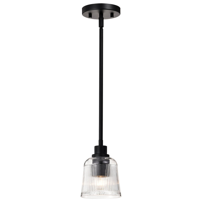 Myhouse Lighting Nuvo Lighting - 60-8605 - One Light Mini Pendant - Grayson - Matte Black