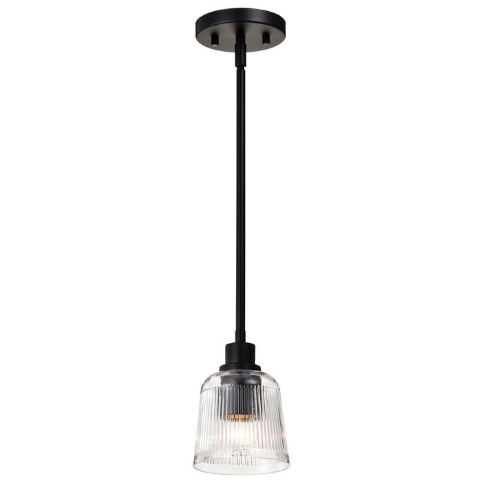 Myhouse Lighting Nuvo Lighting - 60-8605 - One Light Mini Pendant - Grayson - Matte Black