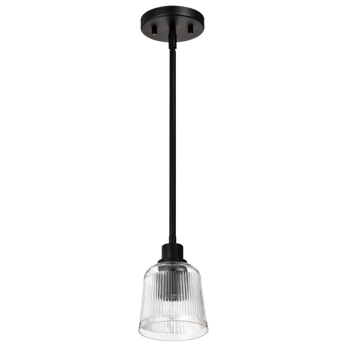 Myhouse Lighting Nuvo Lighting - 60-8605 - One Light Mini Pendant - Grayson - Matte Black