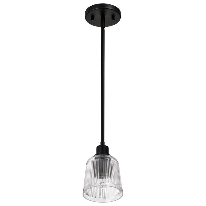 Myhouse Lighting Nuvo Lighting - 60-8605 - One Light Mini Pendant - Grayson - Matte Black