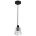 Myhouse Lighting Nuvo Lighting - 60-8605 - One Light Mini Pendant - Grayson - Matte Black
