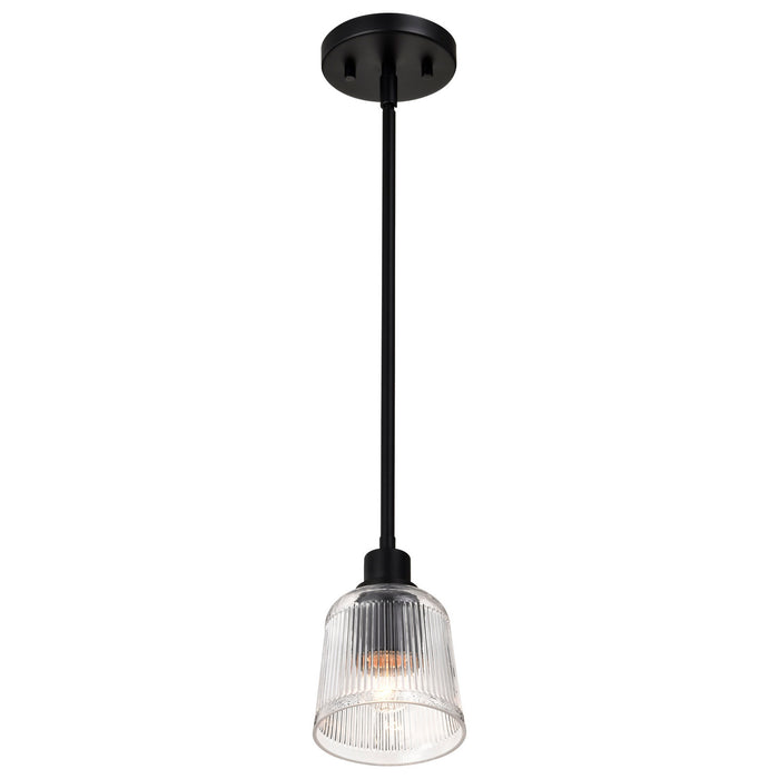 Myhouse Lighting Nuvo Lighting - 60-8605 - One Light Mini Pendant - Grayson - Matte Black