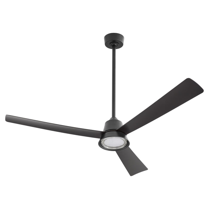 Myhouse Lighting Quorum - 15583-59 - 58"Patio Fan - Esquire - Matte Black