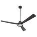 Myhouse Lighting Quorum - 15583-59 - 58"Patio Fan - Esquire - Matte Black