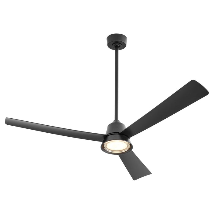 Myhouse Lighting Quorum - 15583-59 - 58"Patio Fan - Esquire - Matte Black