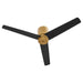 Myhouse Lighting Quorum - 22523-47 - 52"Ceiling Fan - Banzai - Brushed Brass