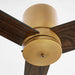 Myhouse Lighting Quorum - 22523-47 - 52"Ceiling Fan - Banzai - Brushed Brass