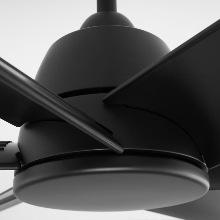 Myhouse Lighting Quorum - 35846-59 - 84"Patio Fan - Spree - Matte Black