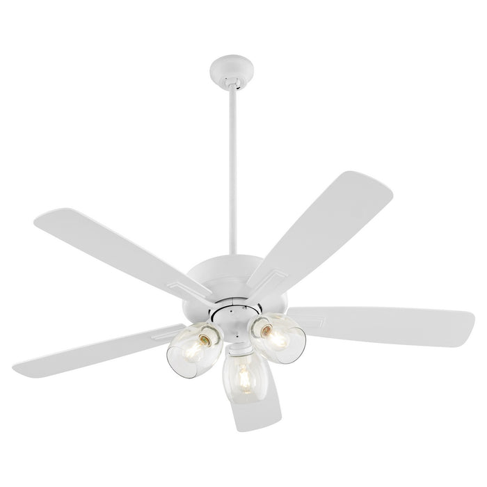 Myhouse Lighting Quorum - 4525-0308 - 52"Ceiling Fan - Ovation - Studio White