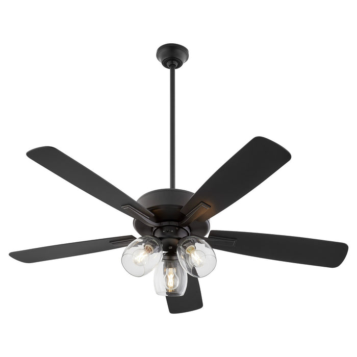Myhouse Lighting Quorum - 4525-03159 - 52"Ceiling Fan - Ovation - Matte Black