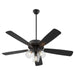 Myhouse Lighting Quorum - 4525-03159 - 52"Ceiling Fan - Ovation - Matte Black
