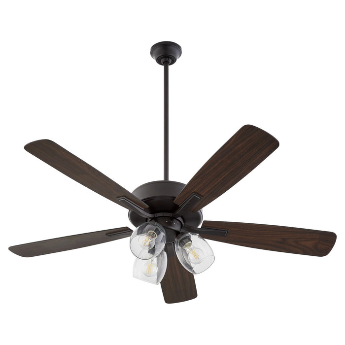 Myhouse Lighting Quorum - 4525-03159 - 52"Ceiling Fan - Ovation - Matte Black