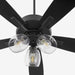 Myhouse Lighting Quorum - 4525-03159 - 52"Ceiling Fan - Ovation - Matte Black