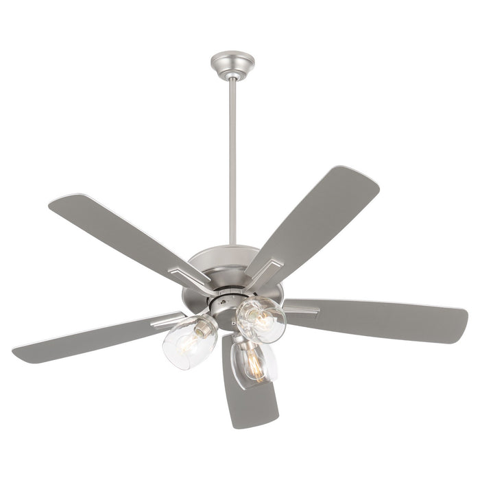Myhouse Lighting Quorum - 4525-03165 - 52"Ceiling Fan - Ovation - Satin Nickel