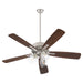 Myhouse Lighting Quorum - 4525-03165 - 52"Ceiling Fan - Ovation - Satin Nickel