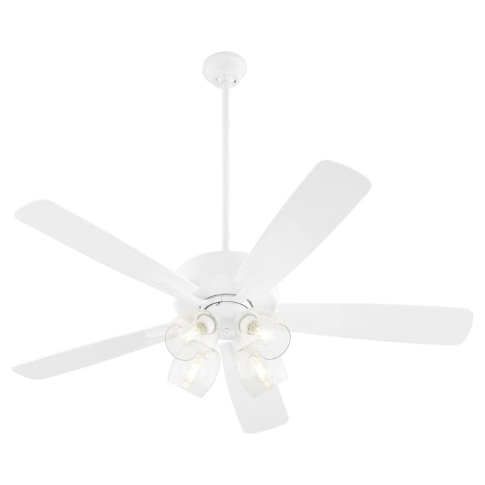 Myhouse Lighting Quorum - 4525-0408 - 52"Ceiling Fan - Ovation - Studio White