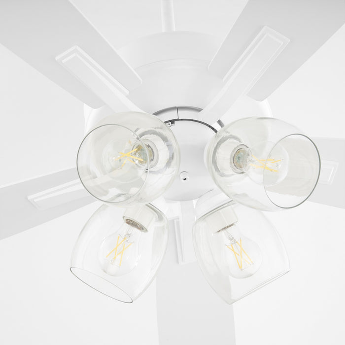 Myhouse Lighting Quorum - 4525-0408 - 52"Ceiling Fan - Ovation - Studio White