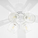 Myhouse Lighting Quorum - 4525-0408 - 52"Ceiling Fan - Ovation - Studio White