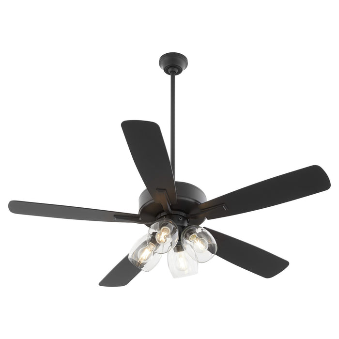 Myhouse Lighting Quorum - 4525-04159 - 52"Ceiling Fan - Ovation - Matte Black