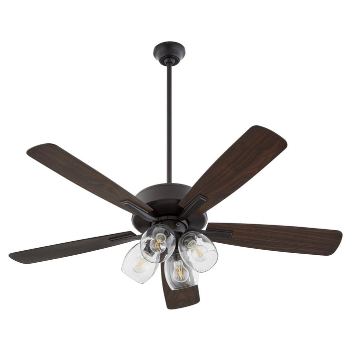 Myhouse Lighting Quorum - 4525-04159 - 52"Ceiling Fan - Ovation - Matte Black