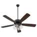 Myhouse Lighting Quorum - 4525-04159 - 52"Ceiling Fan - Ovation - Matte Black