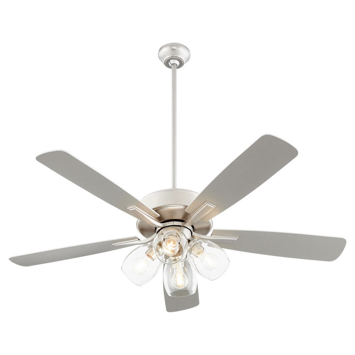 Myhouse Lighting Quorum - 4525-04165 - 52"Ceiling Fan - Ovation - Satin Nickel