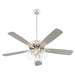 Myhouse Lighting Quorum - 4525-04165 - 52"Ceiling Fan - Ovation - Satin Nickel