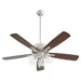 Myhouse Lighting Quorum - 4525-04165 - 52"Ceiling Fan - Ovation - Satin Nickel