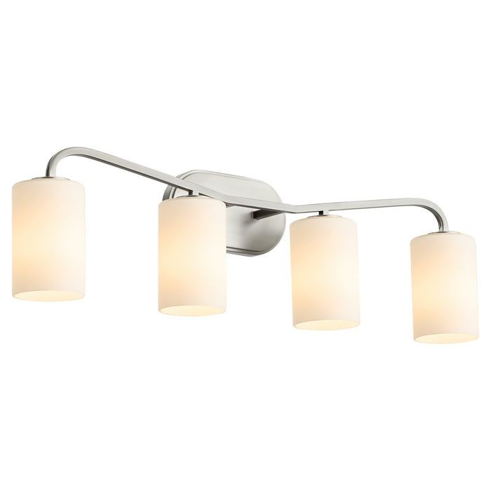 Myhouse Lighting Quorum - 5307-4-65 - Four Light Vanity - Rutherford - Satin Nickel