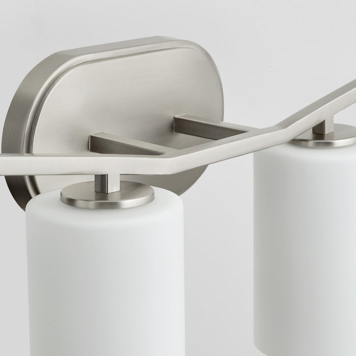 Myhouse Lighting Quorum - 5307-4-65 - Four Light Vanity - Rutherford - Satin Nickel