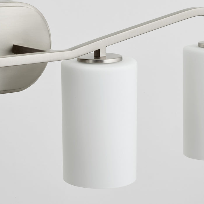 Myhouse Lighting Quorum - 5307-4-65 - Four Light Vanity - Rutherford - Satin Nickel