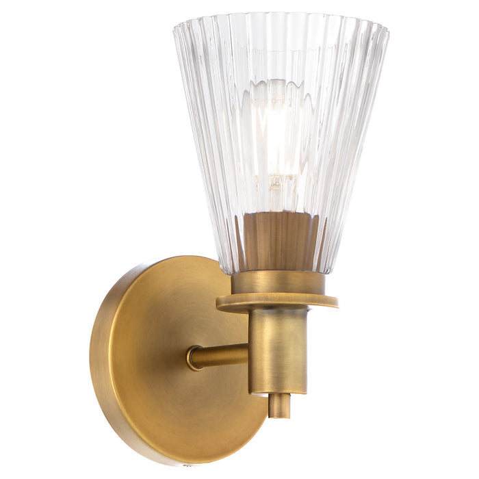 Myhouse Lighting Quorum - 5803-1-47 - One Light Wall Mount - Lawton - Brushed Brass