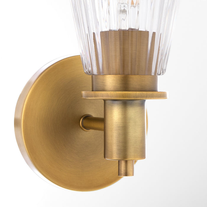 Myhouse Lighting Quorum - 5803-1-47 - One Light Wall Mount - Lawton - Brushed Brass