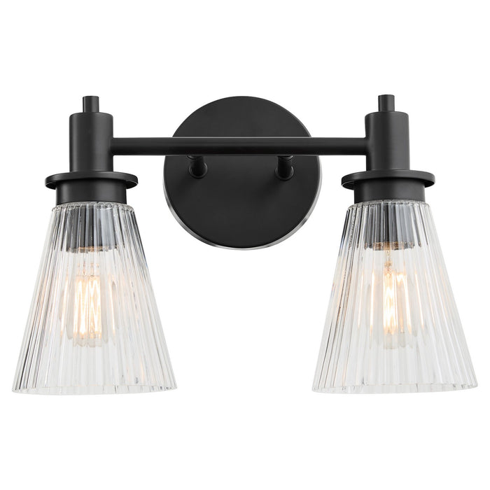 Myhouse Lighting Quorum - 5803-2-59 - Two Light Vanity - Lawton - Matte Black