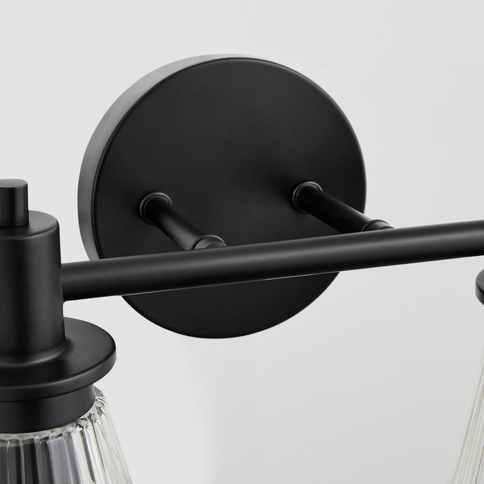 Myhouse Lighting Quorum - 5803-2-59 - Two Light Vanity - Lawton - Matte Black