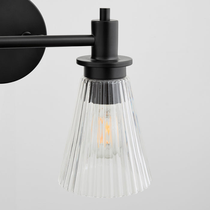 Myhouse Lighting Quorum - 5803-2-59 - Two Light Vanity - Lawton - Matte Black