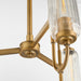 Myhouse Lighting Quorum - 6015-3-47 - Three Light Chandelier - Whitmire - Brushed Brass