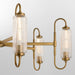 Myhouse Lighting Quorum - 6015-6-47 - Six Light Chandelier - Whitmire - Brushed Brass