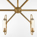 Myhouse Lighting Quorum - 6015-6-47 - Six Light Chandelier - Whitmire - Brushed Brass