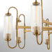 Myhouse Lighting Quorum - 6015-8-47 - Eight Light Chandelier - Whitmire - Brushed Brass