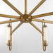 Myhouse Lighting Quorum - 6015-8-47 - Eight Light Chandelier - Whitmire - Brushed Brass