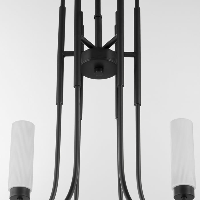 Myhouse Lighting Quorum - 6024-6-59 - Six Light Chandelier - Jerome - Matte Black