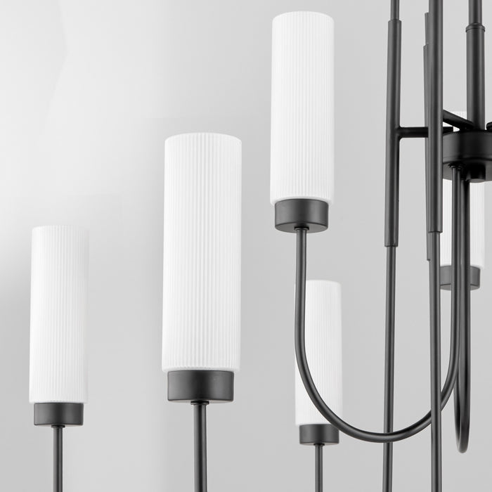 Myhouse Lighting Quorum - 6024-9-59 - Nine Light Chandelier - Jerome - Matte Black