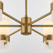 Myhouse Lighting Quorum - 6169-6-47 - Six Light Chandelier - Sojourn - Brushed Brass