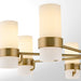 Myhouse Lighting Quorum - 6169-8-47 - Eight Light Chandelier - Sojourn - Brushed Brass