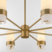 Myhouse Lighting Quorum - 6169-8-47 - Eight Light Chandelier - Sojourn - Brushed Brass