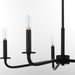 Myhouse Lighting Quorum - 6307-5-59 - Five Light Chandelier - Rutherford - Matte Black