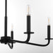 Myhouse Lighting Quorum - 6307-5-59 - Five Light Chandelier - Rutherford - Matte Black
