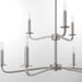 Myhouse Lighting Quorum - 6307-9-65 - Nine Light Chandelier - Rutherford - Satin Nickel