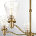 Myhouse Lighting Quorum - 6803-5-47 - Five Light Chandelier - Lawton - Brushed Brass